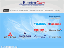 Tablet Screenshot of electroclim.com